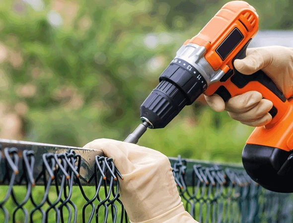 Rusted Steel Fence Panel Repair